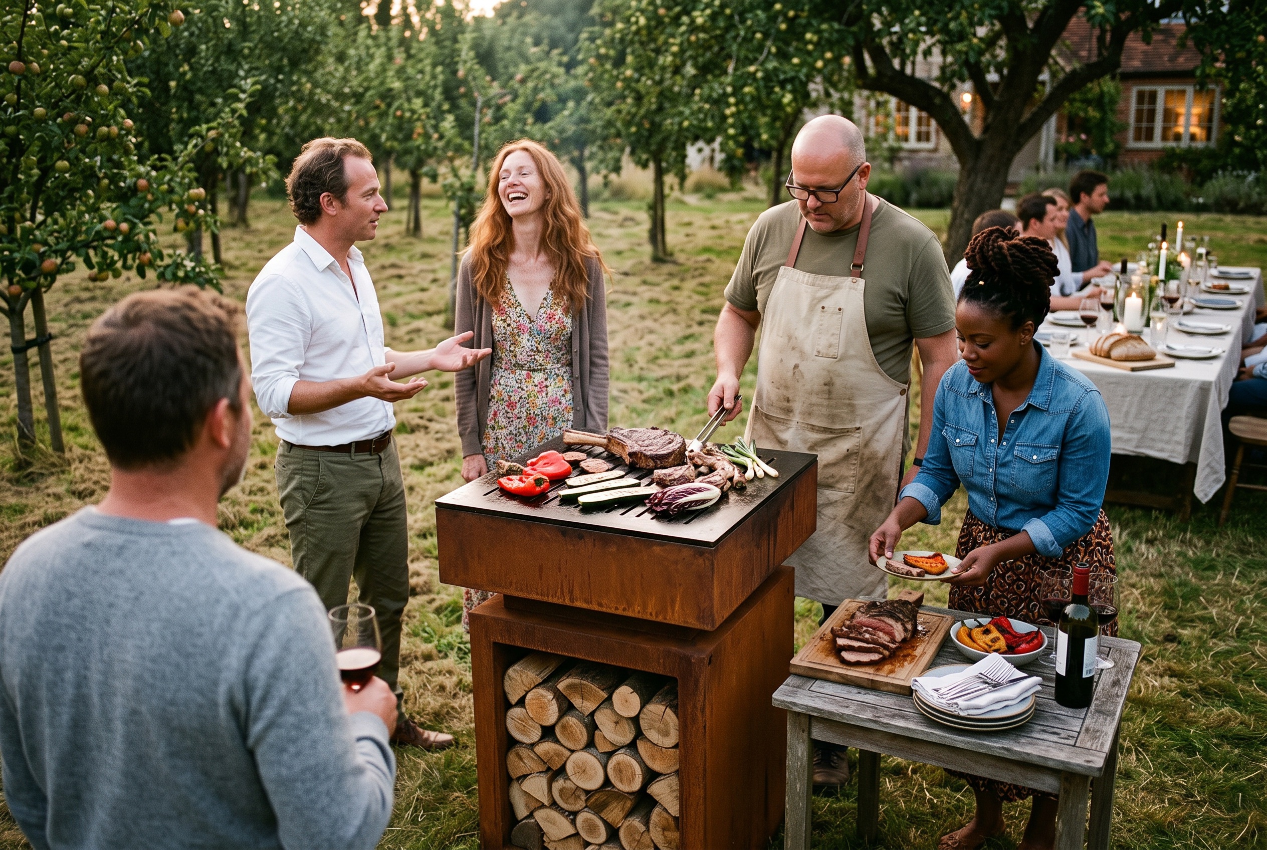 FARO, la sera del barbecue: amici intorno alla griglia